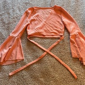 Pink SHEIN Crop Top